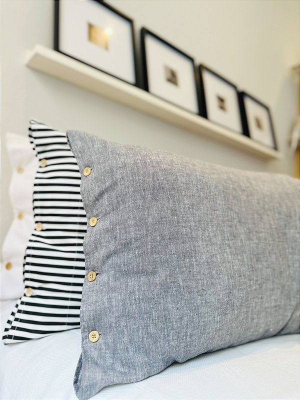 Travesseirões de Apoio Livia Cinza