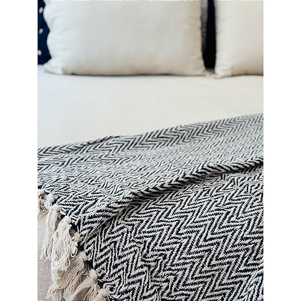 Manta Célia Marinho e Bege