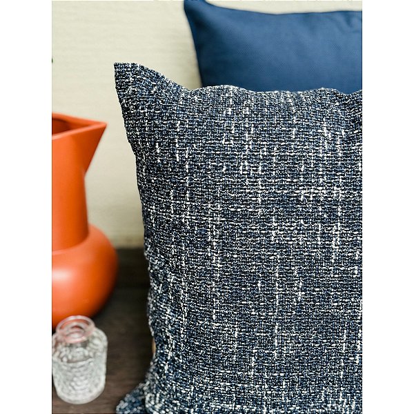 Almofada Londres Marinho e Cinza