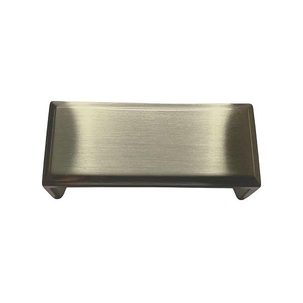 Puxador Alça Creta 64mm Niquel Escovado com Verniz ZEN