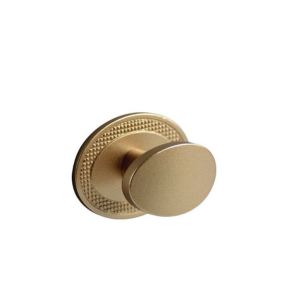Puxador Ponto Beetle com Base Granada Dourado Zen