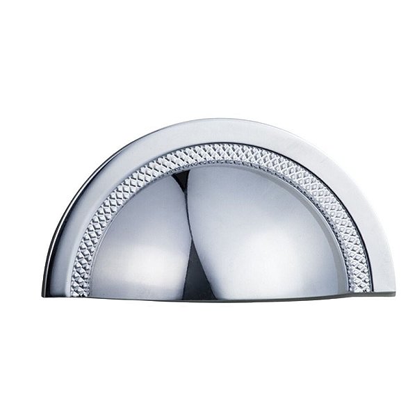 Puxador Concha Shell 64mm Cromado Zen