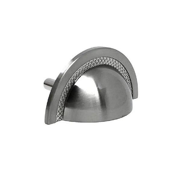 Puxador Concha Shell 64mm Cromado Zen