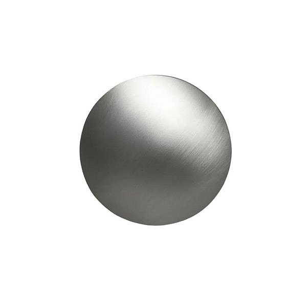 Puxador Ponto Órion 33x20mm Niquel Escovado com Verniz Zen Design