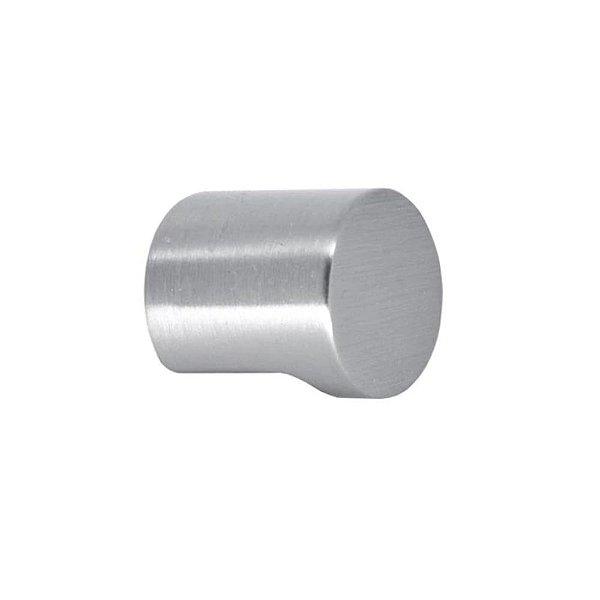 Puxador Ponto Rádio Mini 16mm Niquel Escovado com Verniz Zen