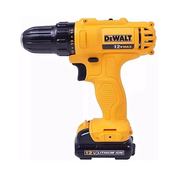 Parafusadeira Furadeira 3/8" com 2 Baterias 1.3A 12v Dewalt DCD700C2BR