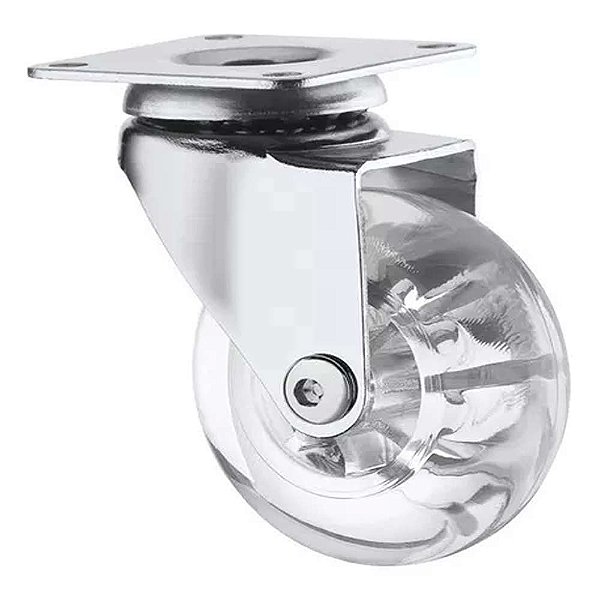 Rodízio Gel 50mm Giratório com Freio FGVTN