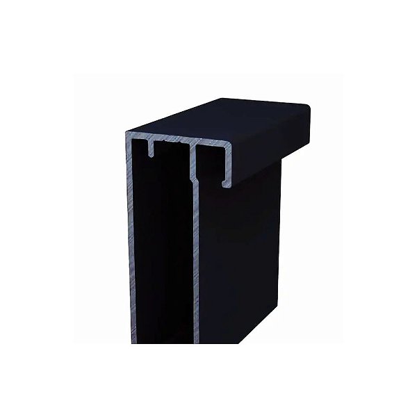 Perfil Montante 7034 6 metros Preto -  RFC