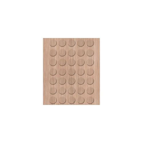 Tapa Furo Adesivo Arauco Cumaru Trend - 50 Unidades