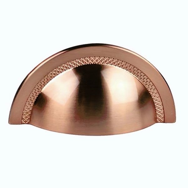 Puxador Concha Shell 64mm Rose Escovado Zen