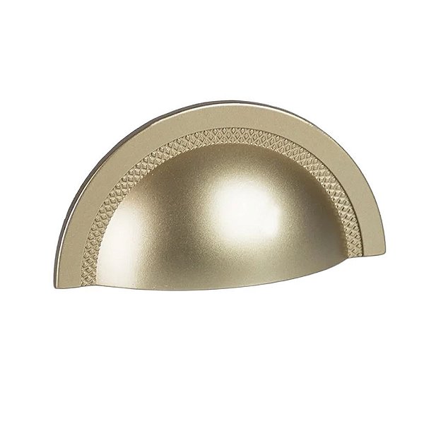 Puxador Shell 64mm 955 Dourado Zen Design