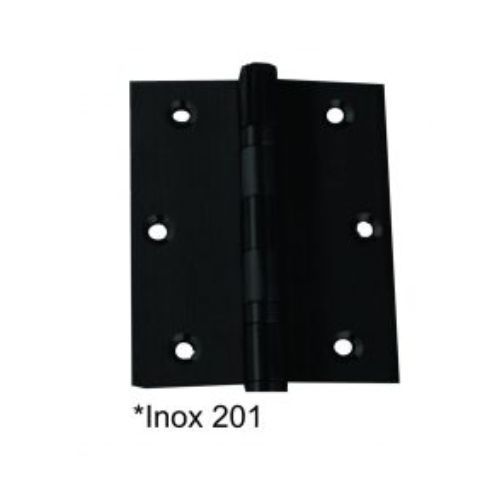 Kit Dobradiças para Porta 3" X 2.5" X 2mm Inox Polido Preto K402PR Geris