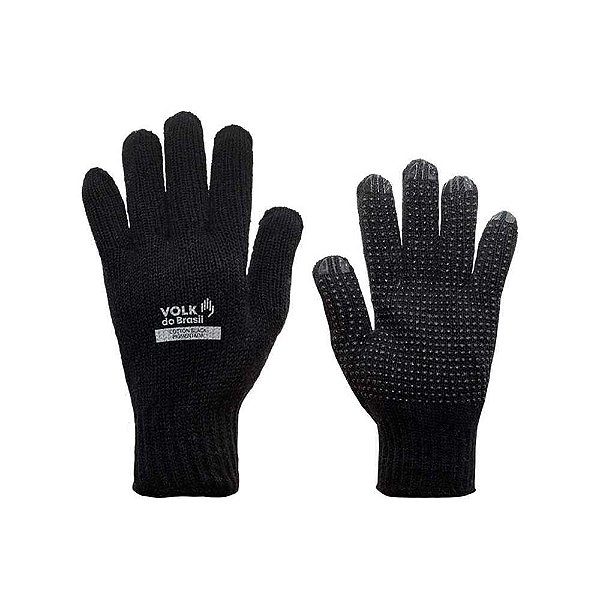 Luva de Proteção Cotton Black com Pigmento Preto CA 36347 Volk