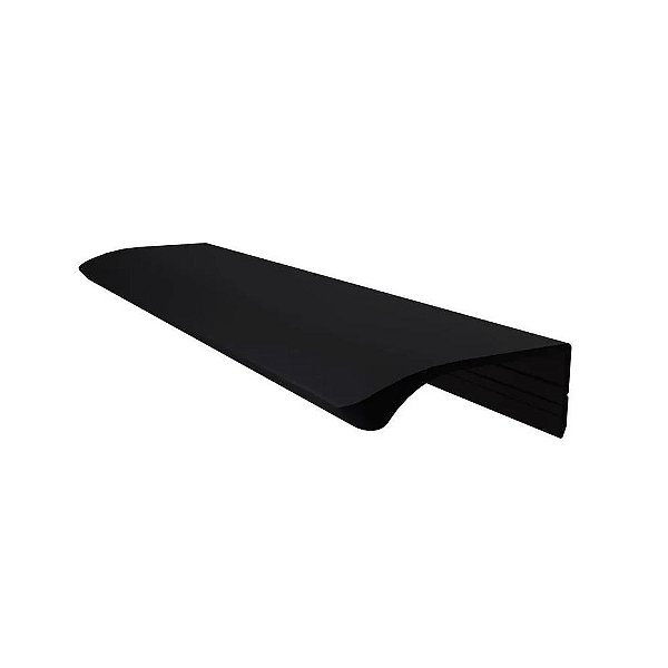 Puxador Alumínio Luna RM-414 Sobreposto 150mm Preto Rometal