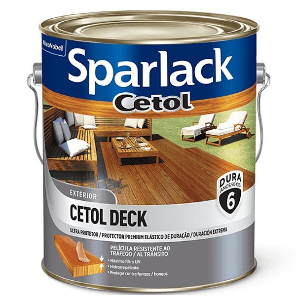 Verniz Sparlack Cetol Deck Semi-brilho 3,6L