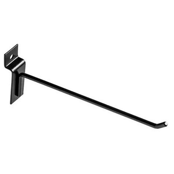 Gancho Expositor para Painel Perfurado 25cm Preto Alfani
