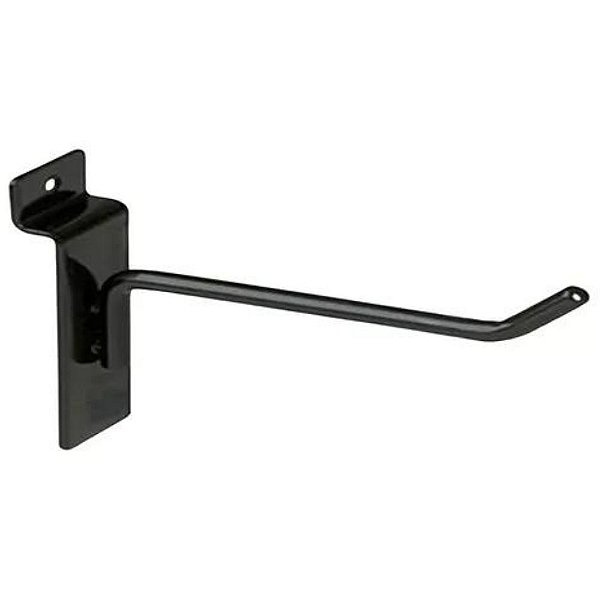 Gancho Expositor para painel Canelado 15cm Preto Alfani