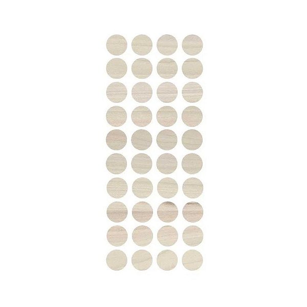 Tapa Furo Adesivo Paris Guararapes 12mm Cartela 40 unid Jfex