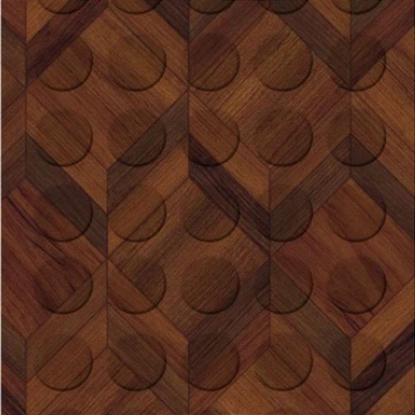 Tapa Furo Adesivo PVC Ipê Texturizado 12mm 40 Unidades Guararapes