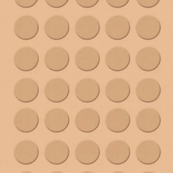 Tapa Furo Adesivo PVC Ouro 12mm 40 Unidades Guararapes