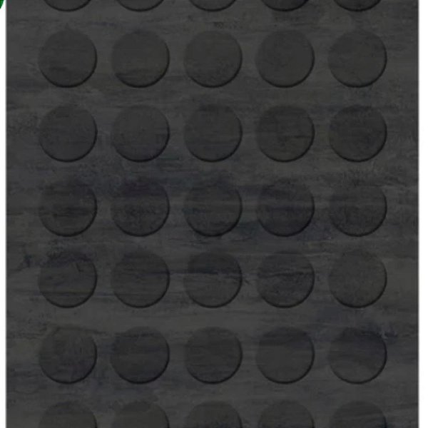 Tapa Furo Adesivo PVC Trama Carbono 12mm 50 Unidades Duratex