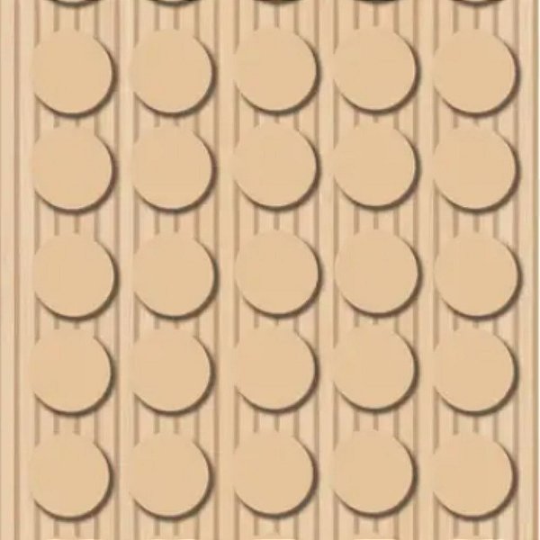 Tapa Furo Adesivo PVC Riga 12mm 50 Unidades Duratex