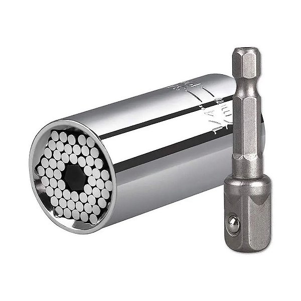 Soquete Universal Para Parafusadeira 7 A 19mm Com Adaptador