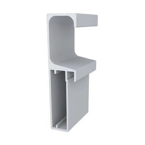 Puxador em Alumínio 6mt Supra Natural RM-057 Rometal