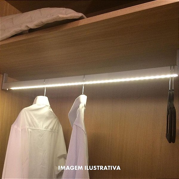 Tubo Cabideiro Oblongo de Alumínio para LED 15x27X3mt Anodizado Fosco