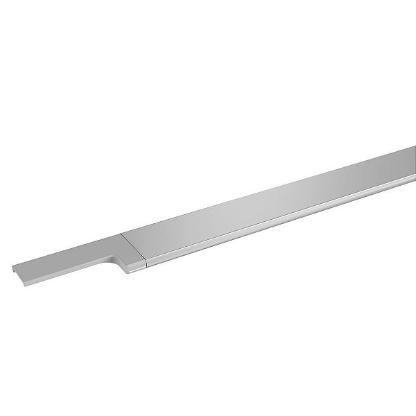 Puxador Natural 6mt para MDF e Alumínio RM-183 Facetato Onix Rometal