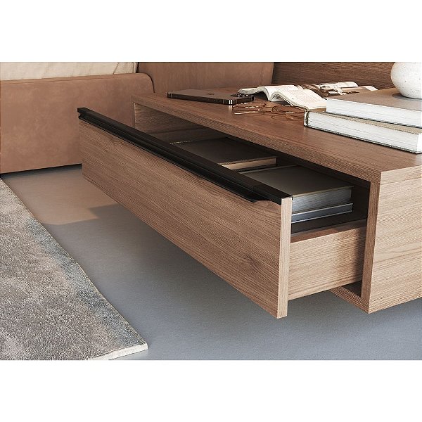 Puxador em Alumínio 18mm 6mt RM-408 Facetado Safira Preto Rometal