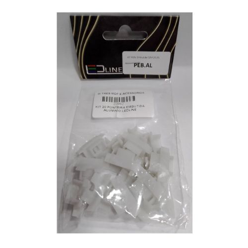 Kit 20 unidades Ponteira para Difusor Embutido de Alumínio - Led Line