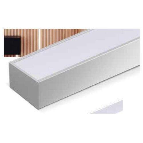 Perfil de Embutir Led Ripado 3m Alumínio Led Line