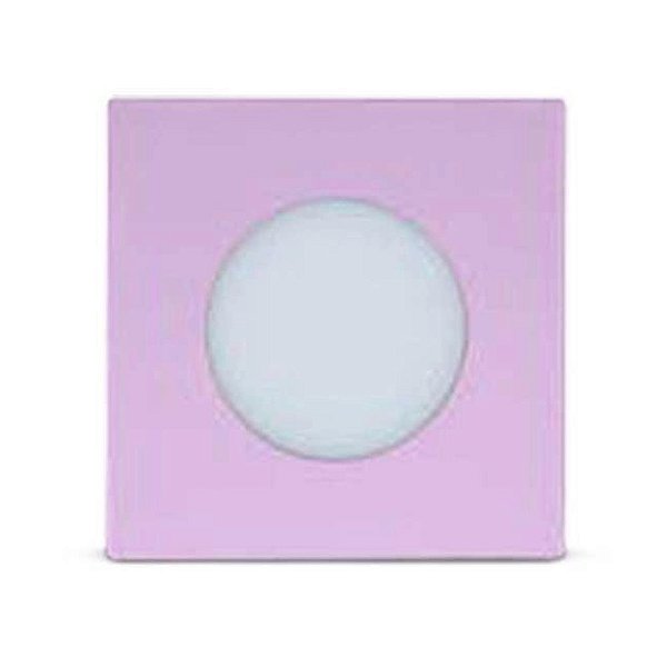 Luminária Point Quadrada 1,5W Bivolt 6000K Lilás Ledline
