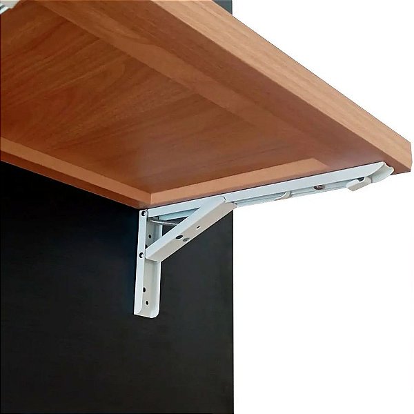 Mão Francesa Dobravel Branca 350mm Renna