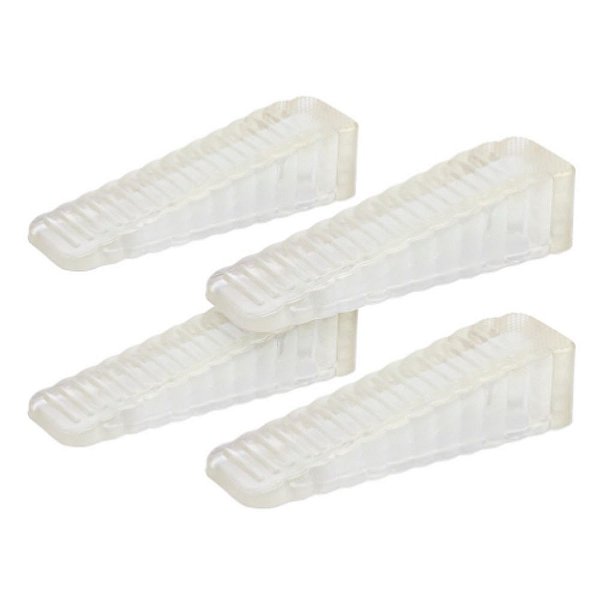 Trava Porta Fixador Batente Prendedor De Silicone Transparente - Renna