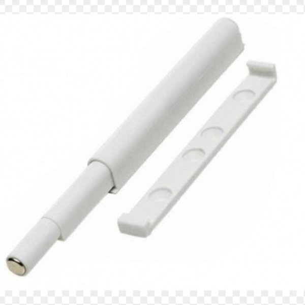 Pulsador Magnético Sobrepor Branco Renna - Fecho Tip-On para Móveis