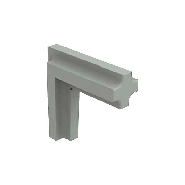 Conector 45 Graus Natural Link (08 Unidades) Rometal