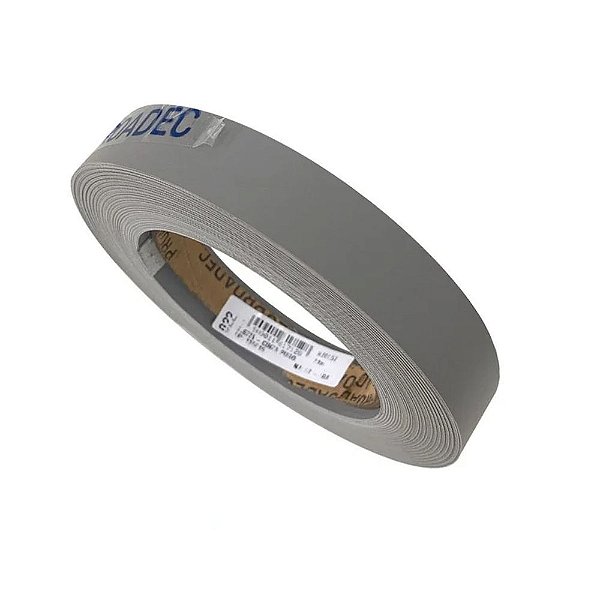 Fita de Borda Pvc Cinza Puro 22mm Proadec - Rolo de 20 Metros