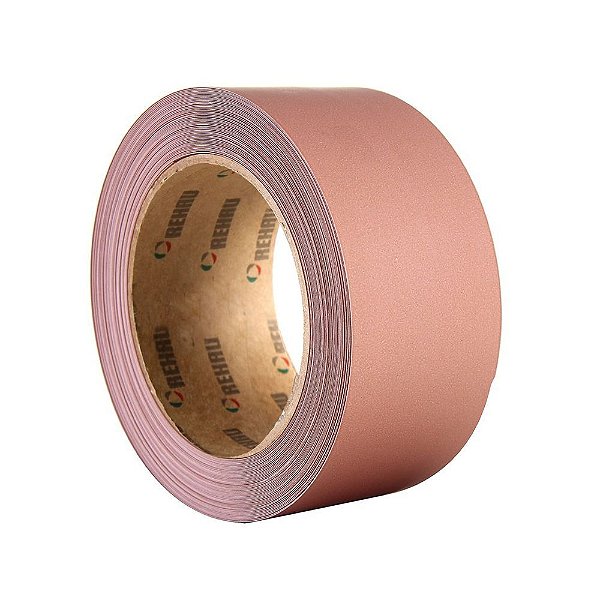 Fita de Borda PVC 64mm Rosa Glamour Duratex - Rolo de 20 Metros