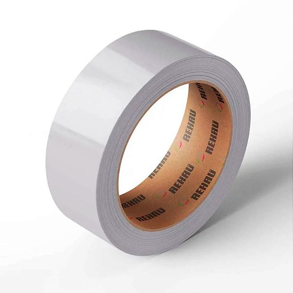 Fita de Borda 64mm Brilhante Branco Neve Eucatex - Rolo de 20 Metros