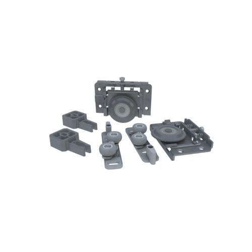 Sistema para Porta de Correr até 60kg 1 Porta com Guia Universal RO 624030 Rometal