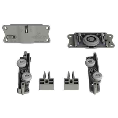 Sistema Deslizante RO 44 4032 Flex (60 Kg) Embutido para 01 Porta Rometal