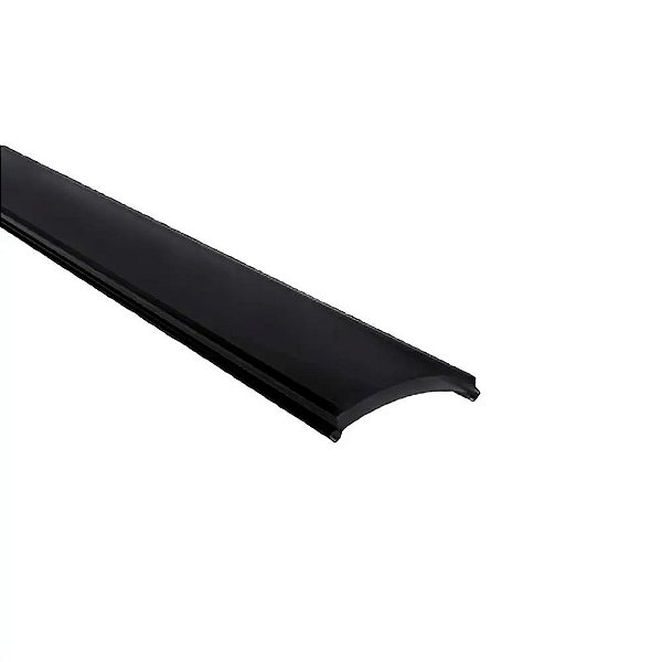 Difusor Baixo 3mt Perfiled Preto DF 002 Rometal