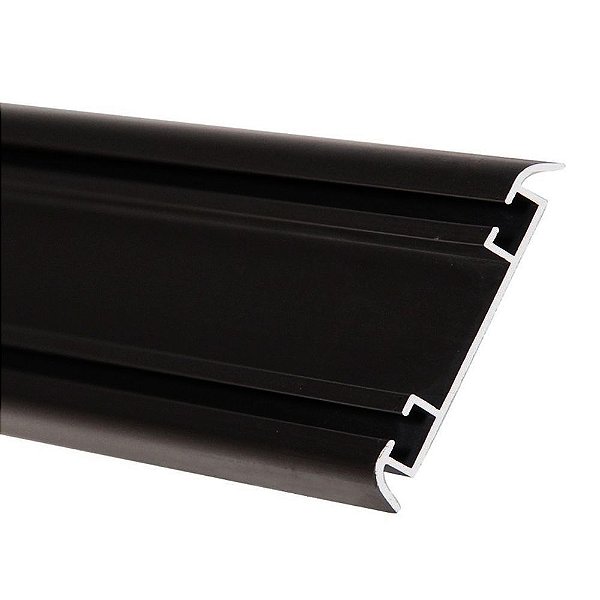 Trilho Inferior Duplo 3027 Alumínio Anodizado 2m Portas de 15 a 20mm RFC