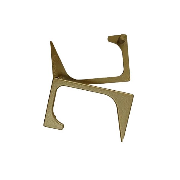 Ponteira Vazada (par) 179 Dourado Fosco – Rometal