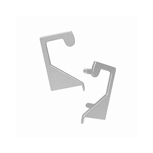 Ponteira perfil Vazado (par) PE-336 Chapagne Claro 15mm - Rometal