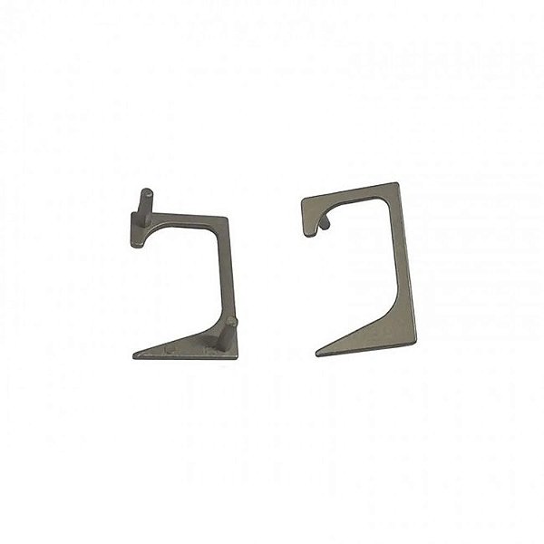 Ponteira Perfil (par) Vazada PE-179 Champagne 1001-Bronze - Rometal