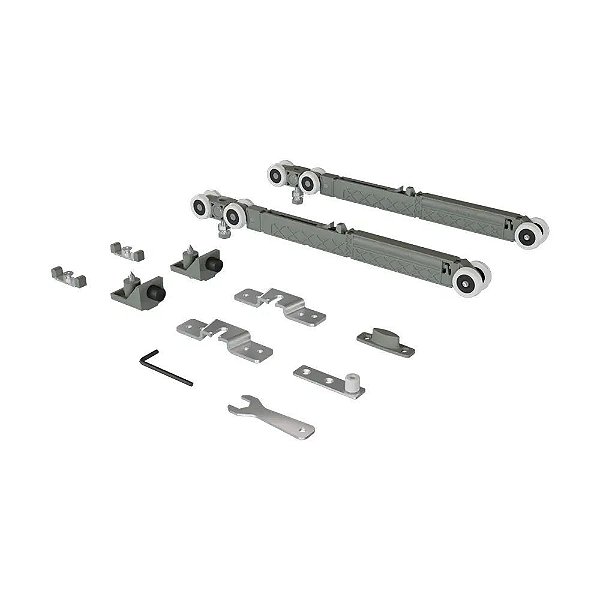 Kit Para 1 Porta de Correr RO-82 Top Chapa 150kg Rometal