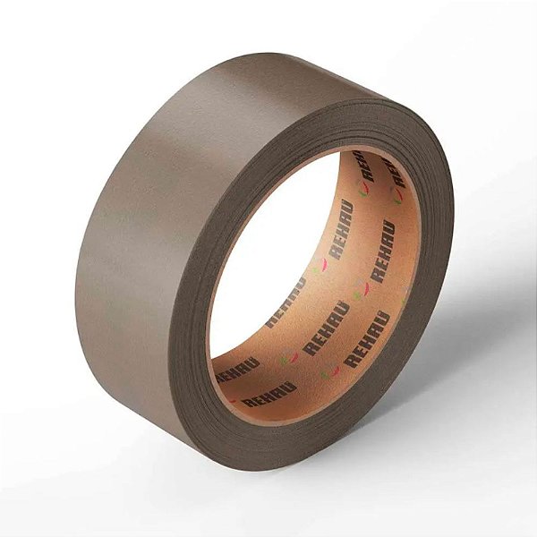 Fita de Borda PVC Metallic Suede 65mm Rolo de 20m Rehau